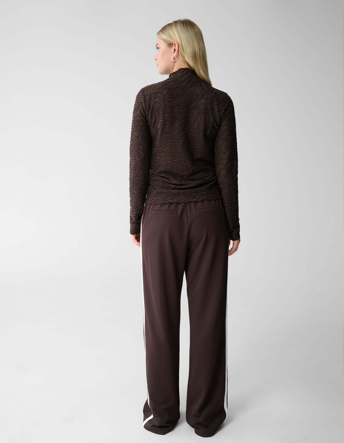 Crinkle Top Donkerbruin SHOEBY WOMEN