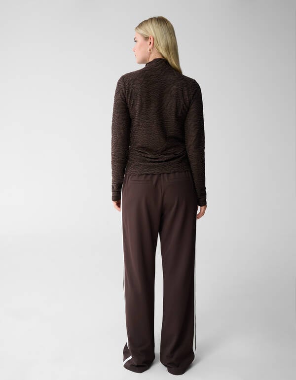 Crinkle Top Donkerbruin SHOEBY WOMEN