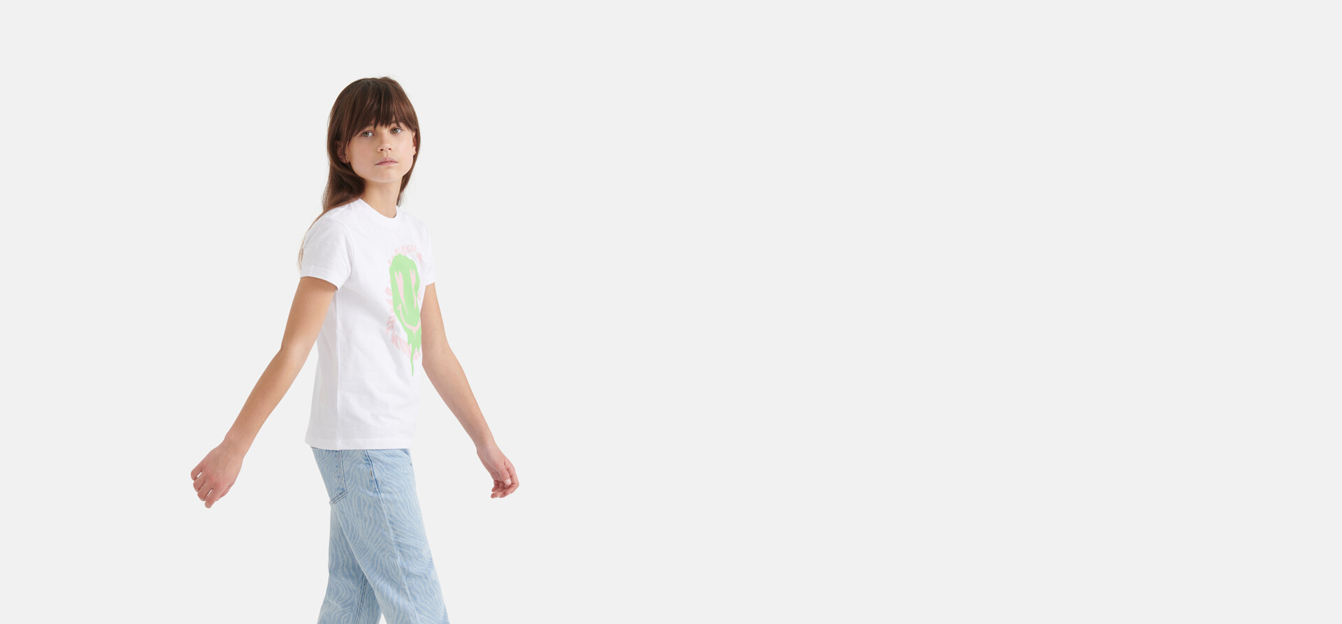 Loose Fit T-shirt Wit SHOEBY GIRLS