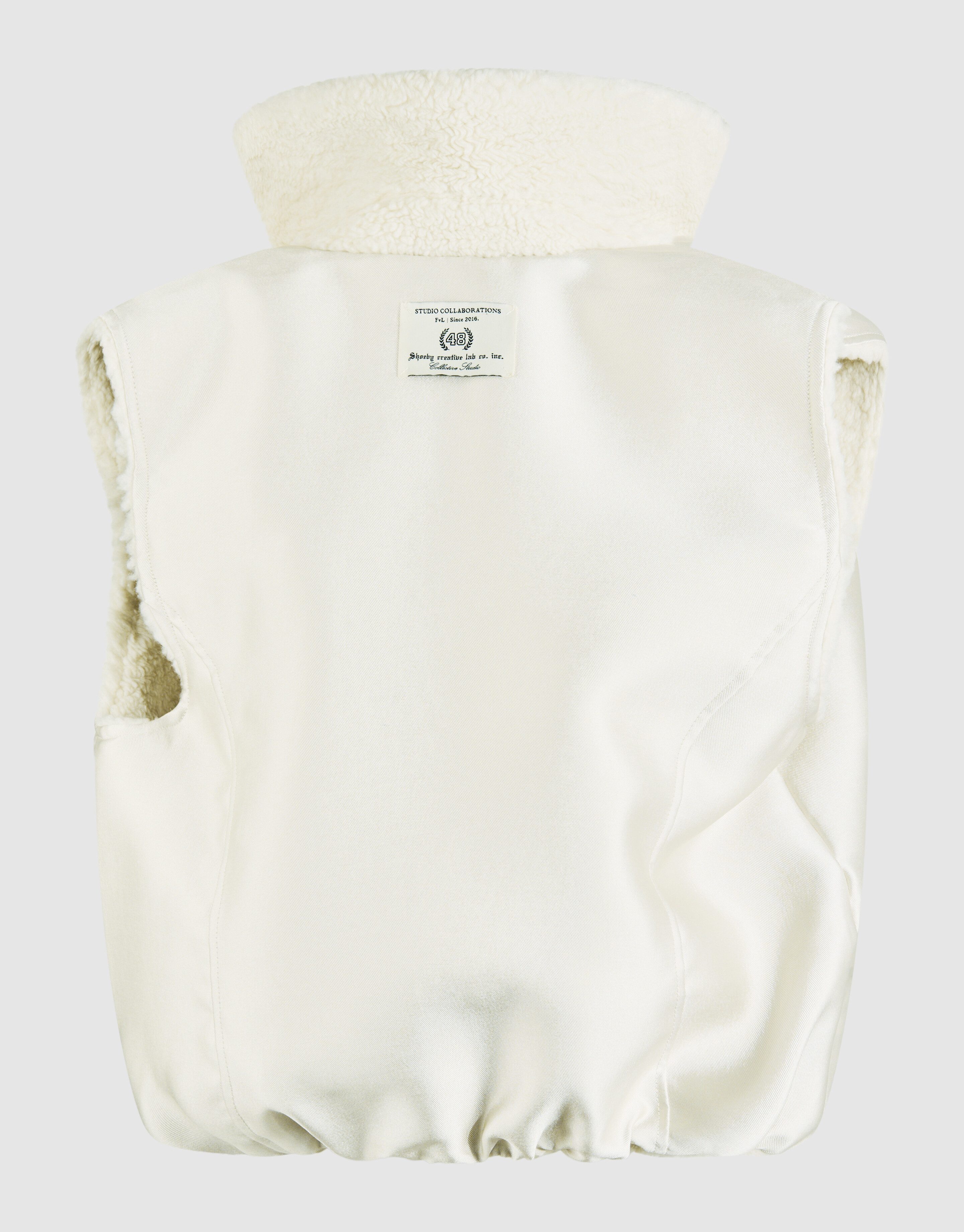 Reversible Gilet Gebroken Wit By Fred SHOEBY WOMEN