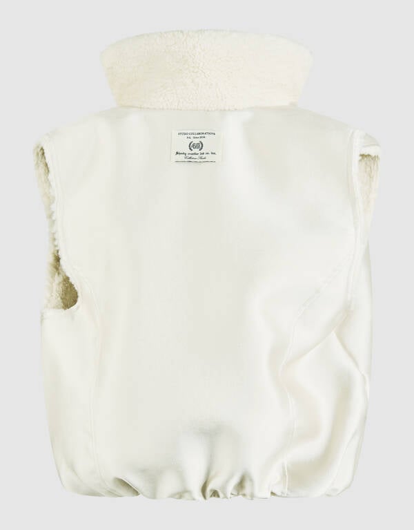 Reversible Gilet Gebroken Wit By Fred SHOEBY WOMEN