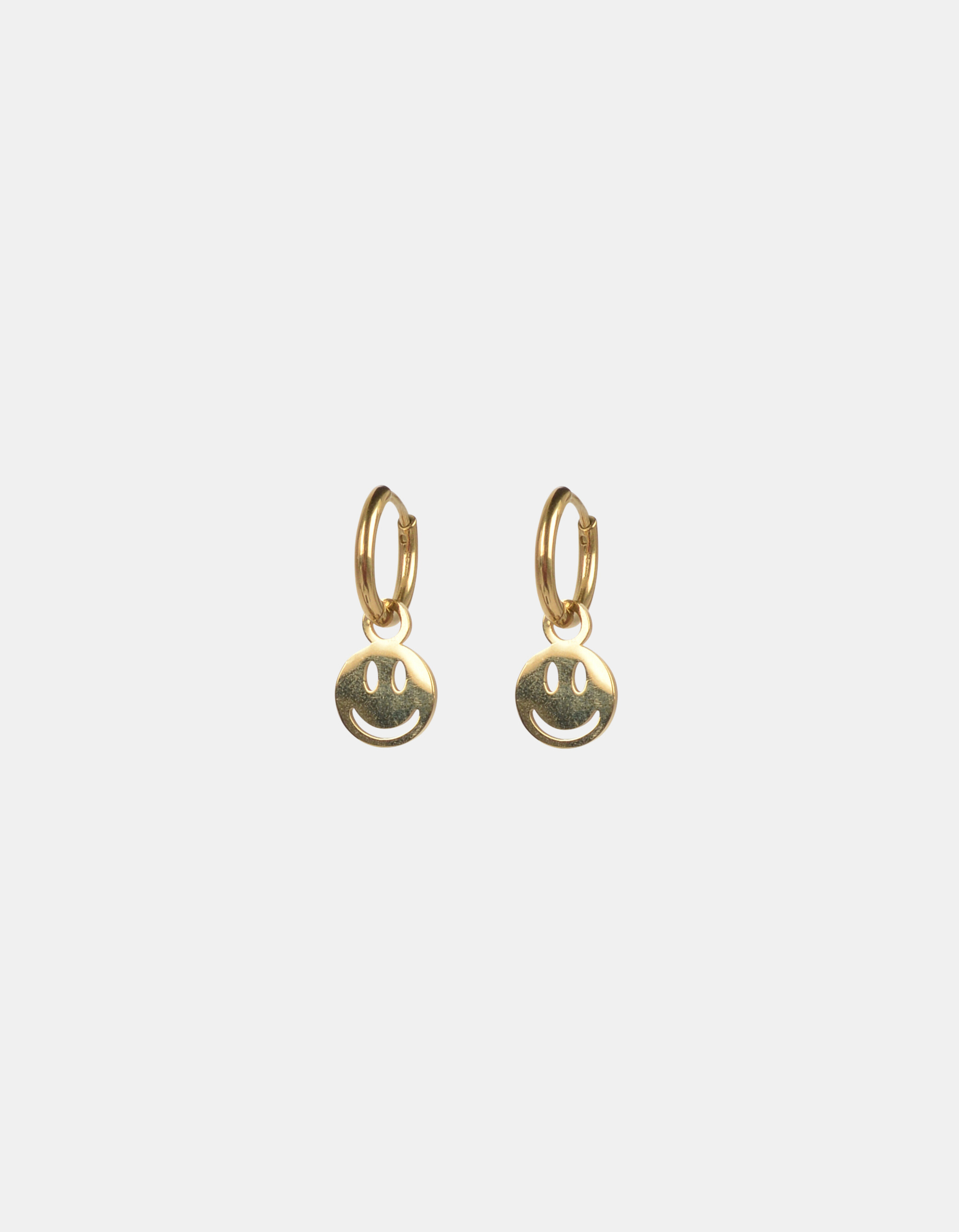 Smiley Oorbellen Stainless Steel ACCESSOIRES SHOEBY
