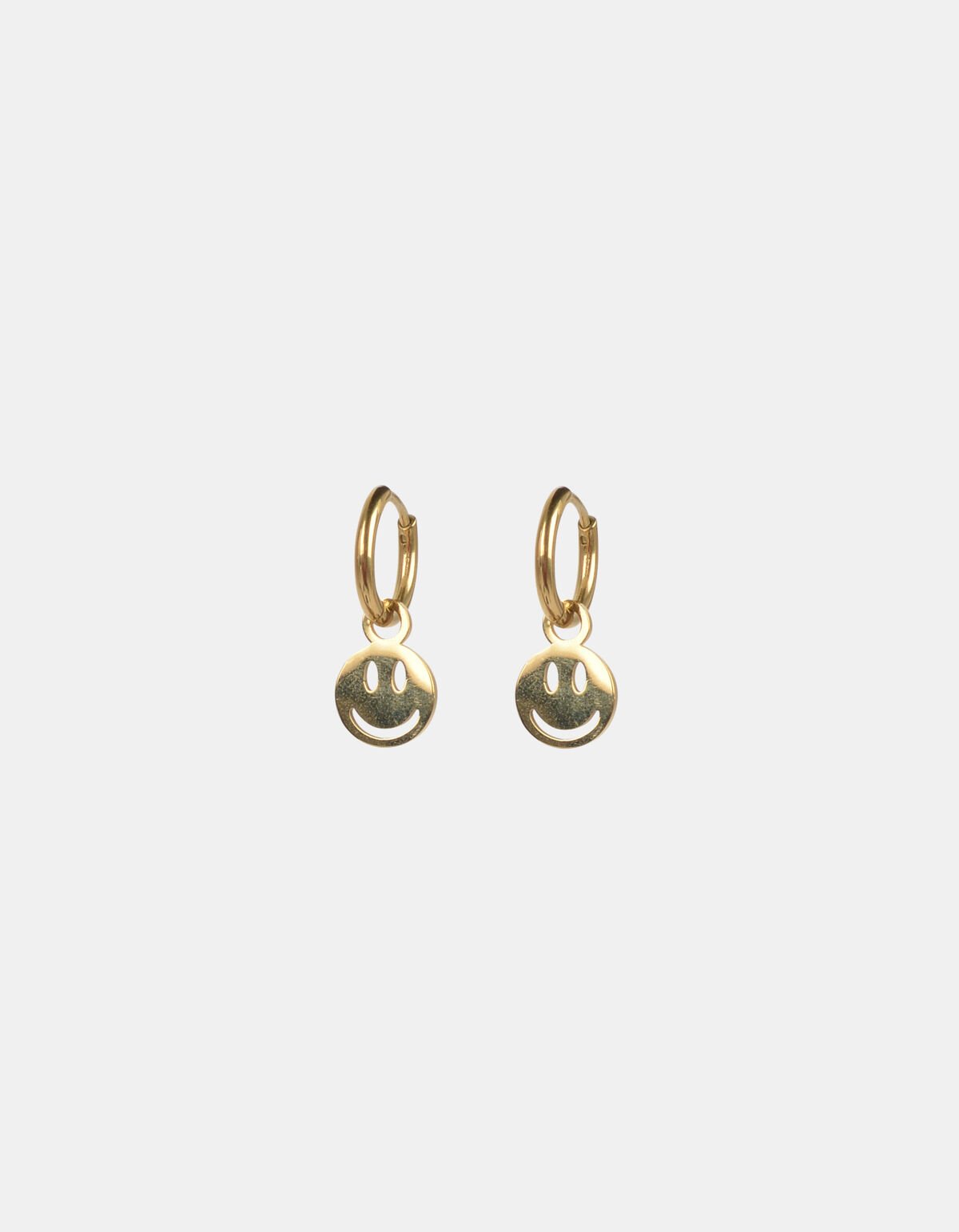 Smiley Oorbellen Stainless Steel ACCESSOIRES SHOEBY