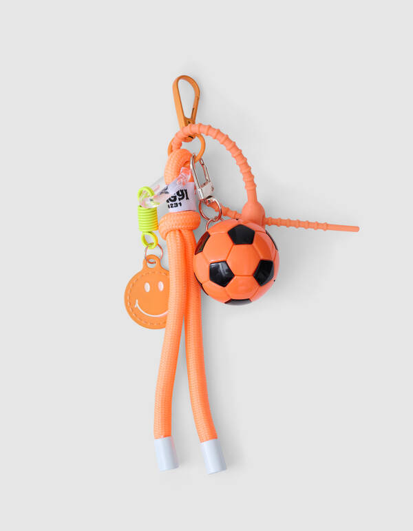 Sporty Smile Sleutelhanger Oranje SHOEBY ACCESSOIRES