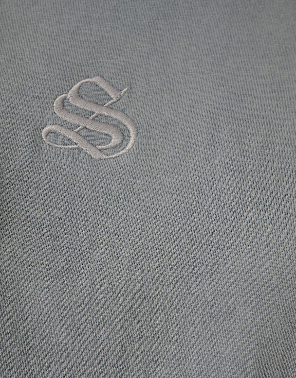 Washed Logo T-shirt Lichtgrijs SHOEBY WOMEN