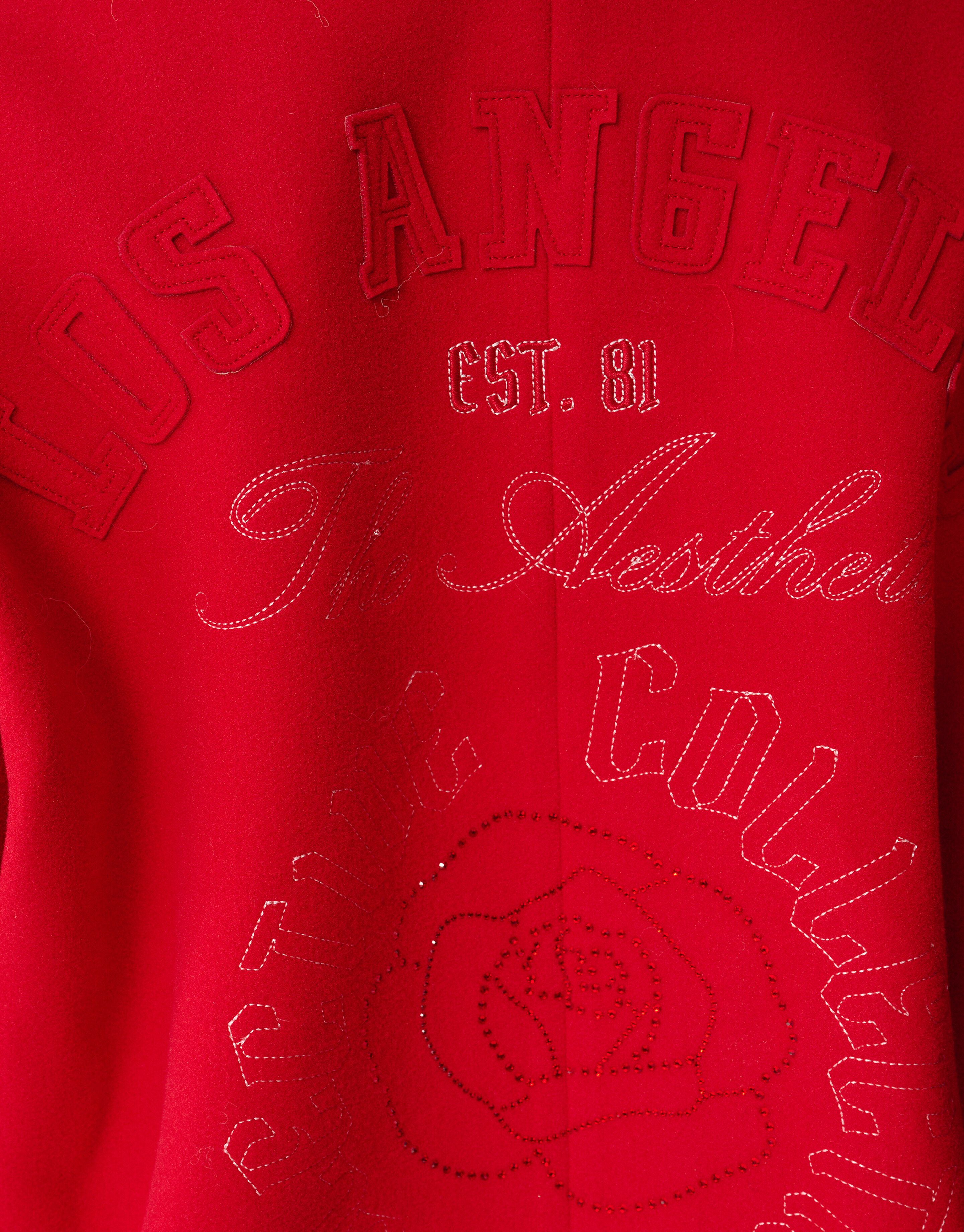 Sporty Oversized Bomber Rood SHOEBY WOMEN
