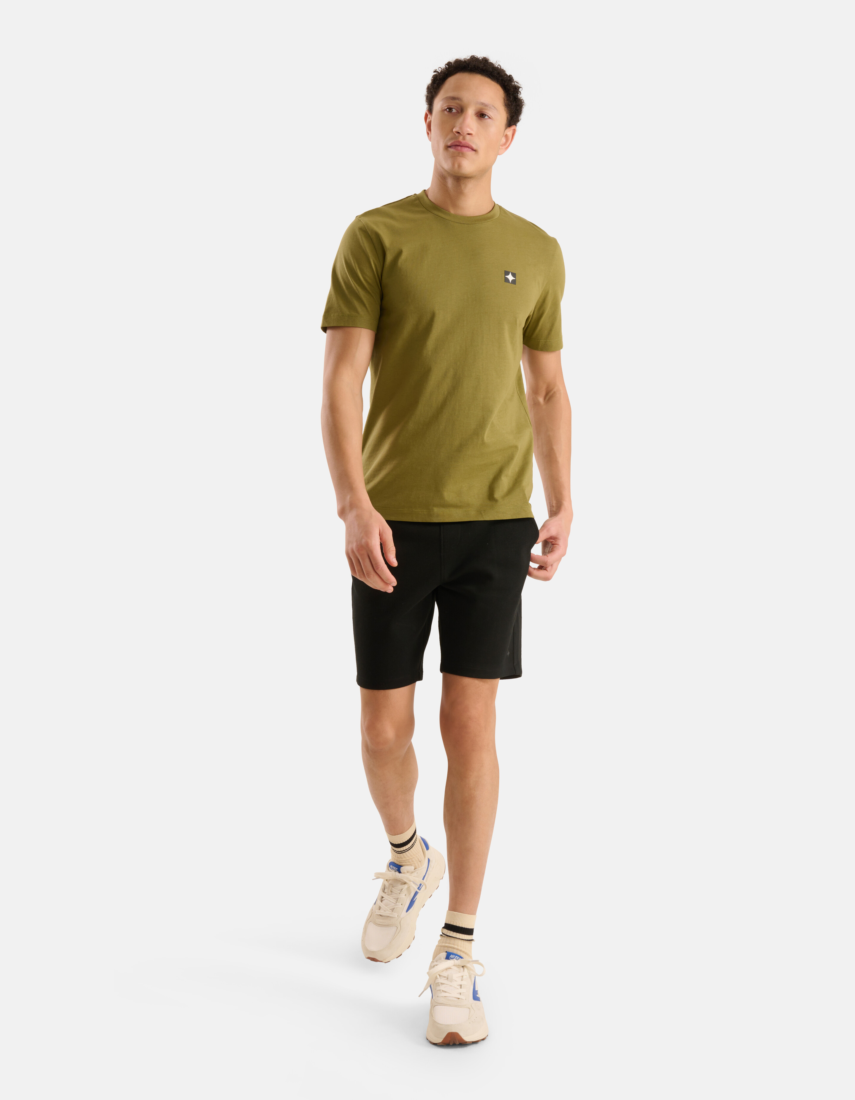 Sparkle T-shirt Groen SHOEBY MEN