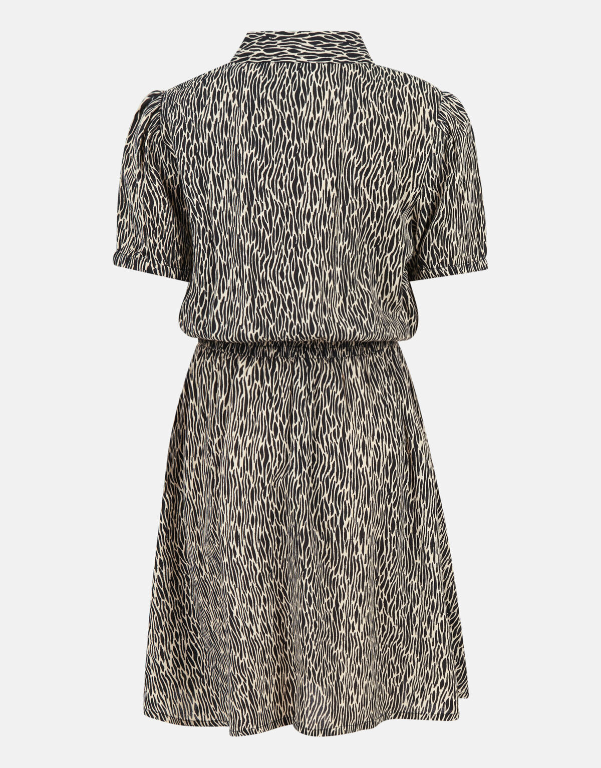Printed Jurk Zwart/Wit SHOEBY GIRLS