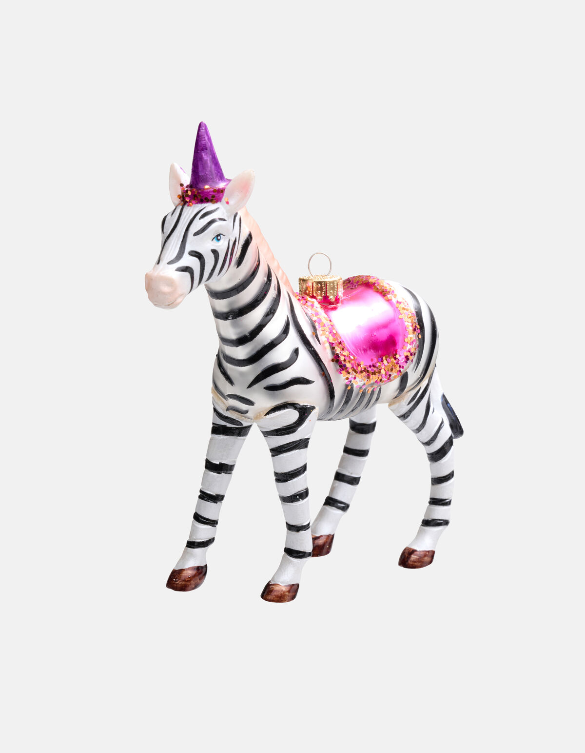 Zebra Kerstbal By Fred SHOEBY ACCESSOIRES