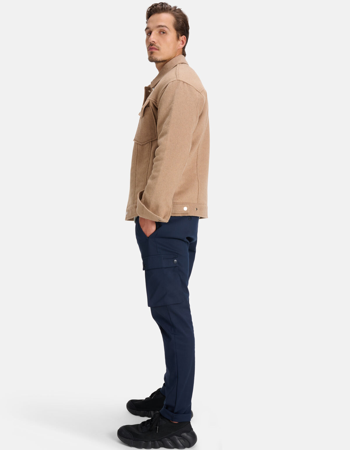 Cargo Broek Donkerblauw By Fred SHOEBY MEN