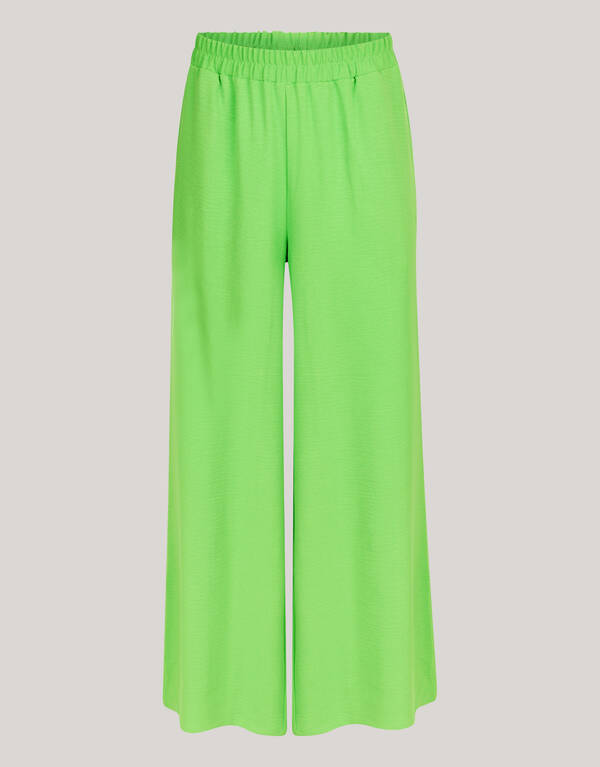 Wide Leg Broek Groen SHOEBY WOMEN