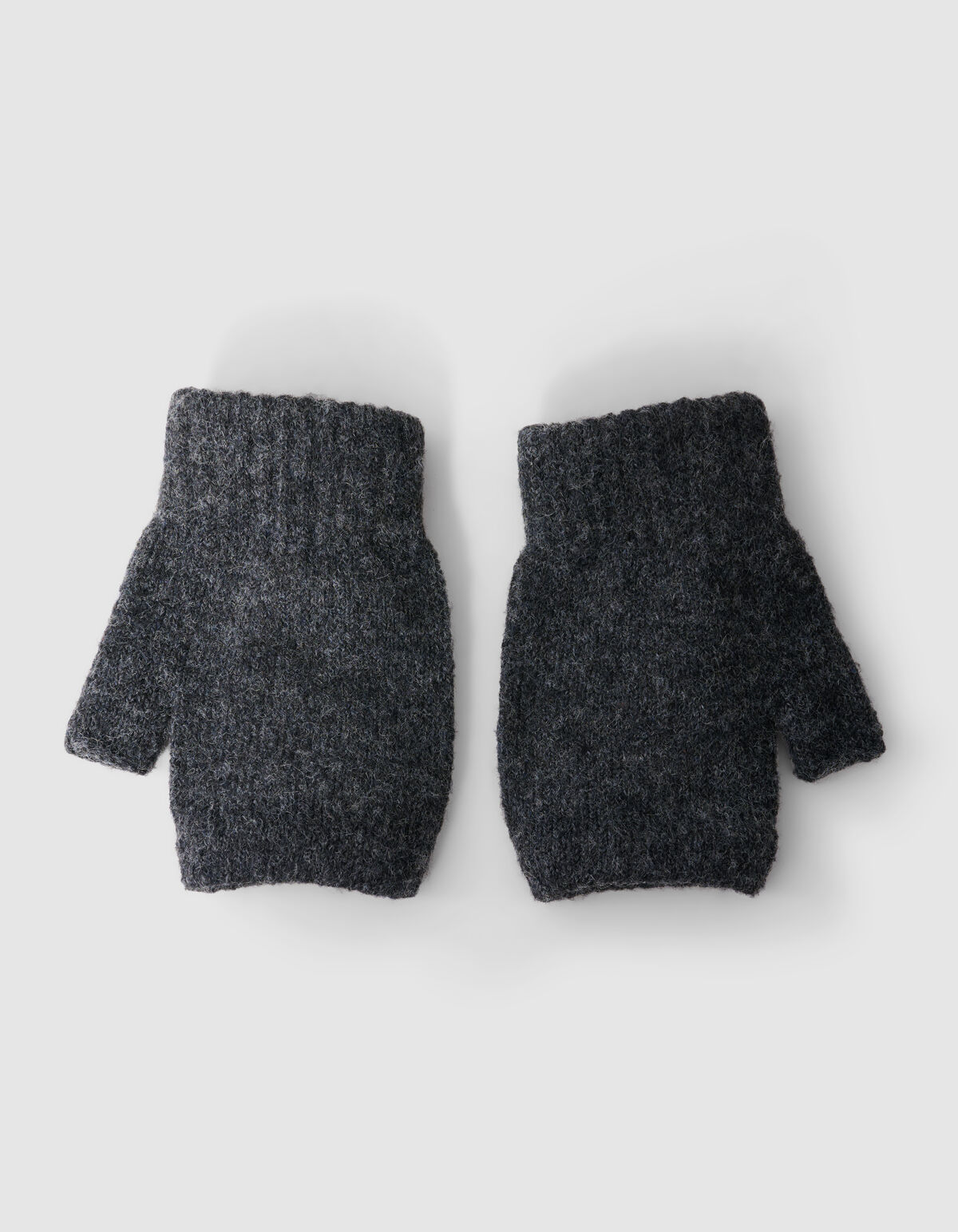 Beaded Fingerless Handschoenen Donkergrijs SHOEBY ACCESSOIRES