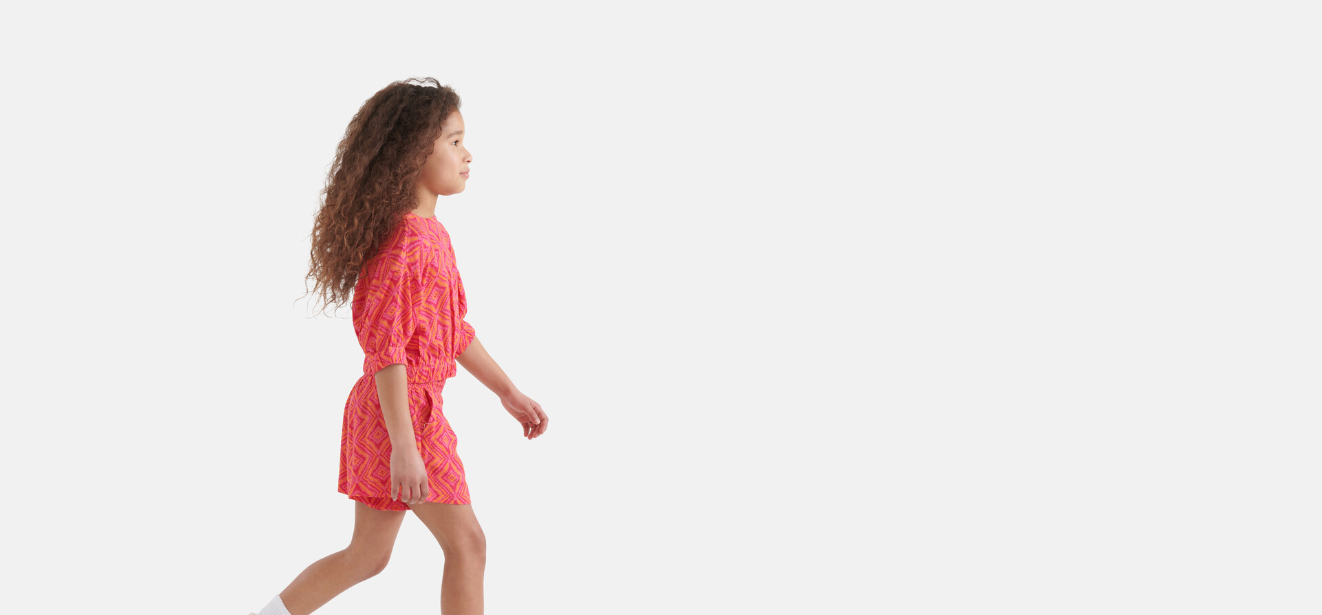 Ikat Print Top Roze SHOEBY GIRLS