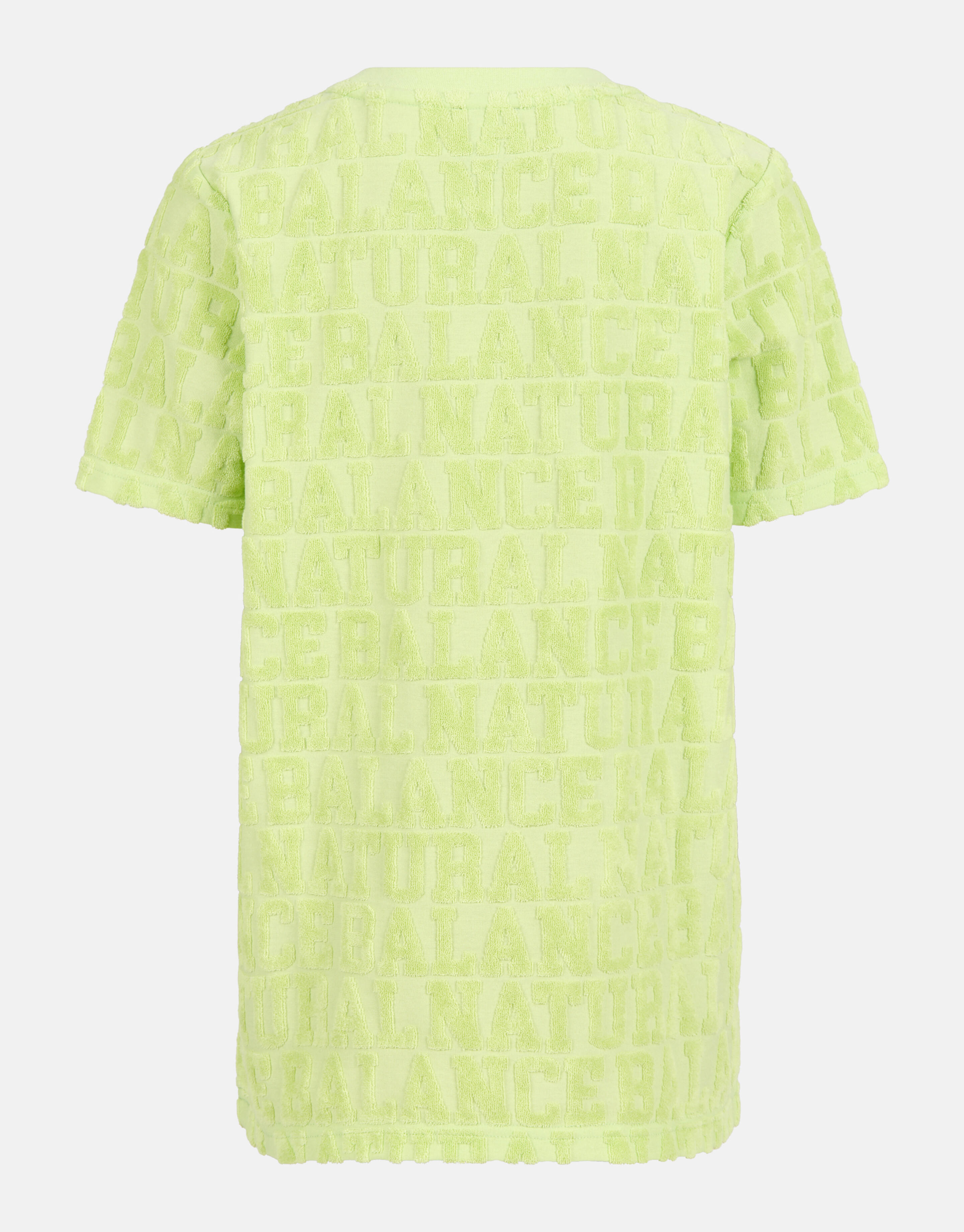 Towelling T-shirt Limegroen SHOEBY BOYS