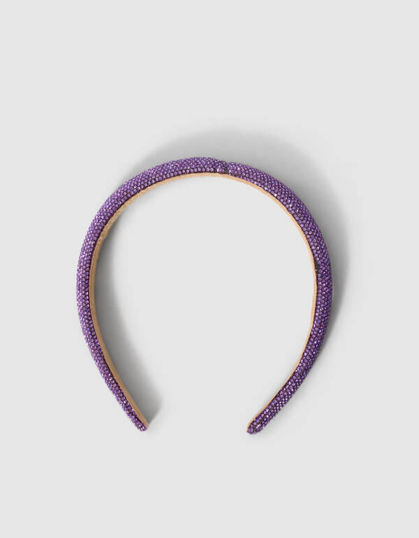 Strass Haarband Paars SHOEBY ACCESSOIRES
