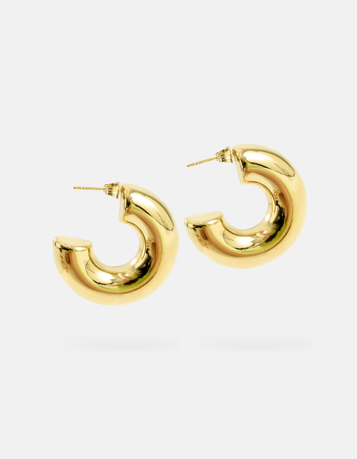 Bulky Hoop Oorbellen Goud SHOEBY ACCESSOIRES