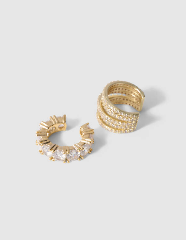 Strass Earcuff Set Goud SHOEBY ACCESSOIRES