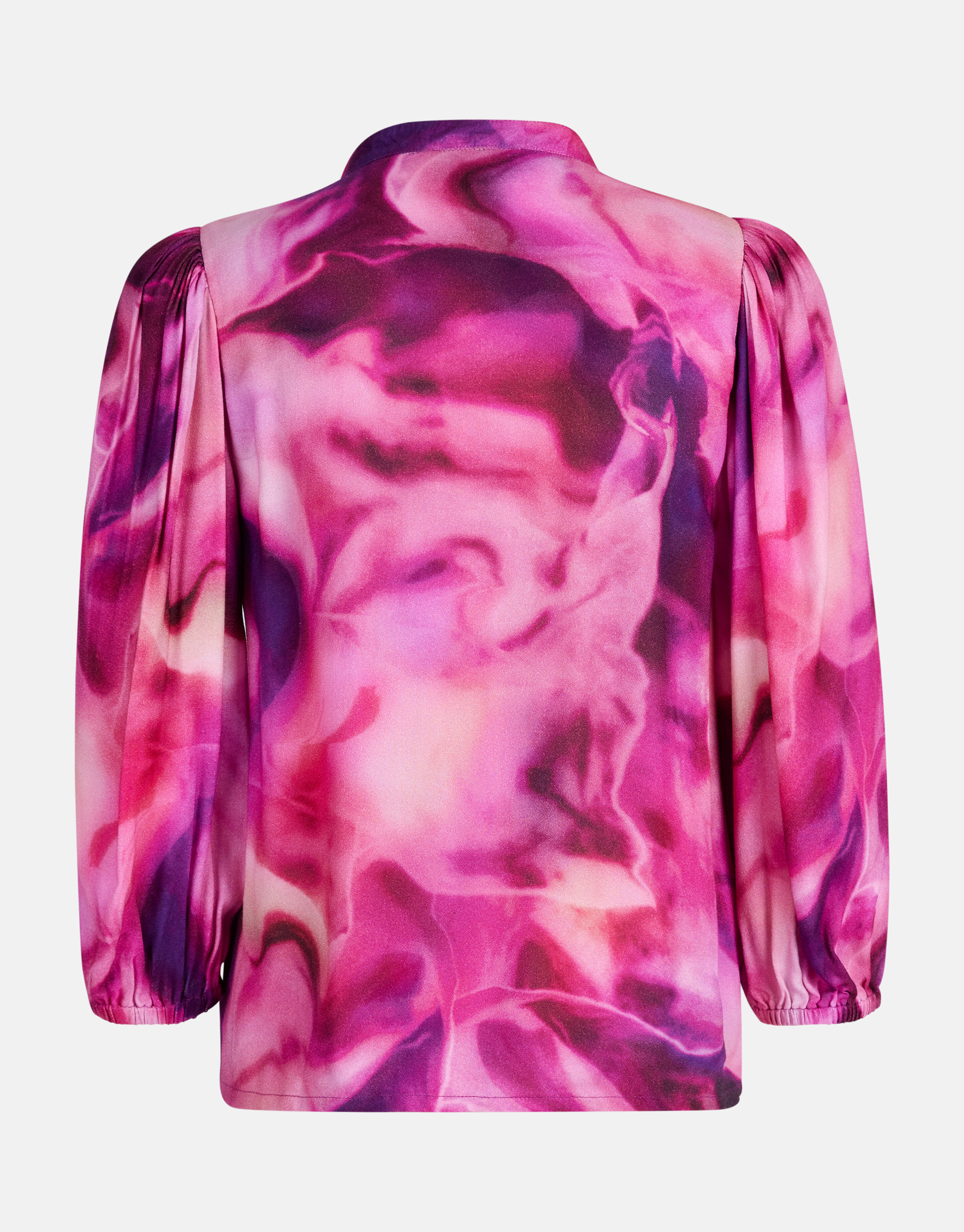 Tie Dye Print Blouse Roze SHOEBY WOMEN