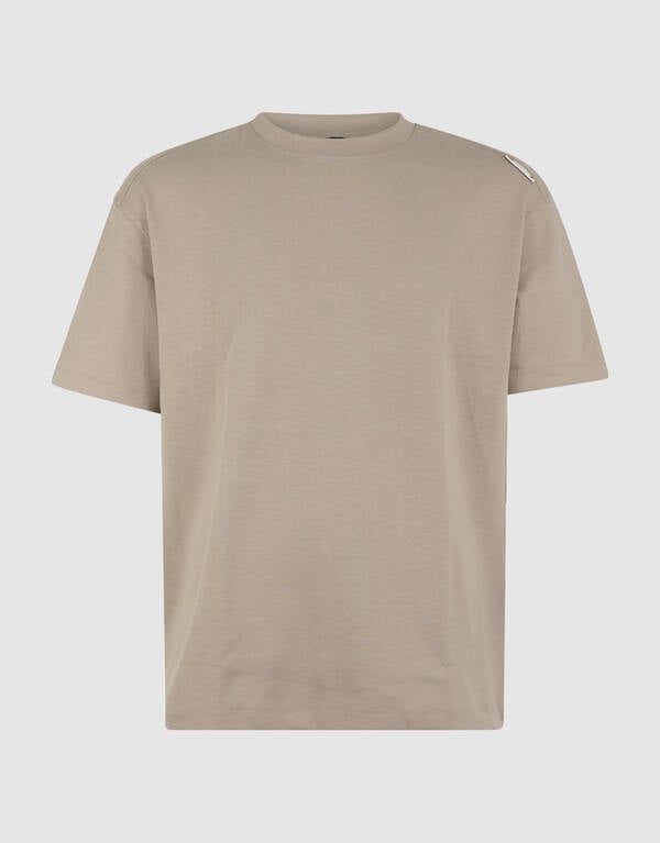 Basis Label T-shirt Lichtgroen SHOEBY MEN