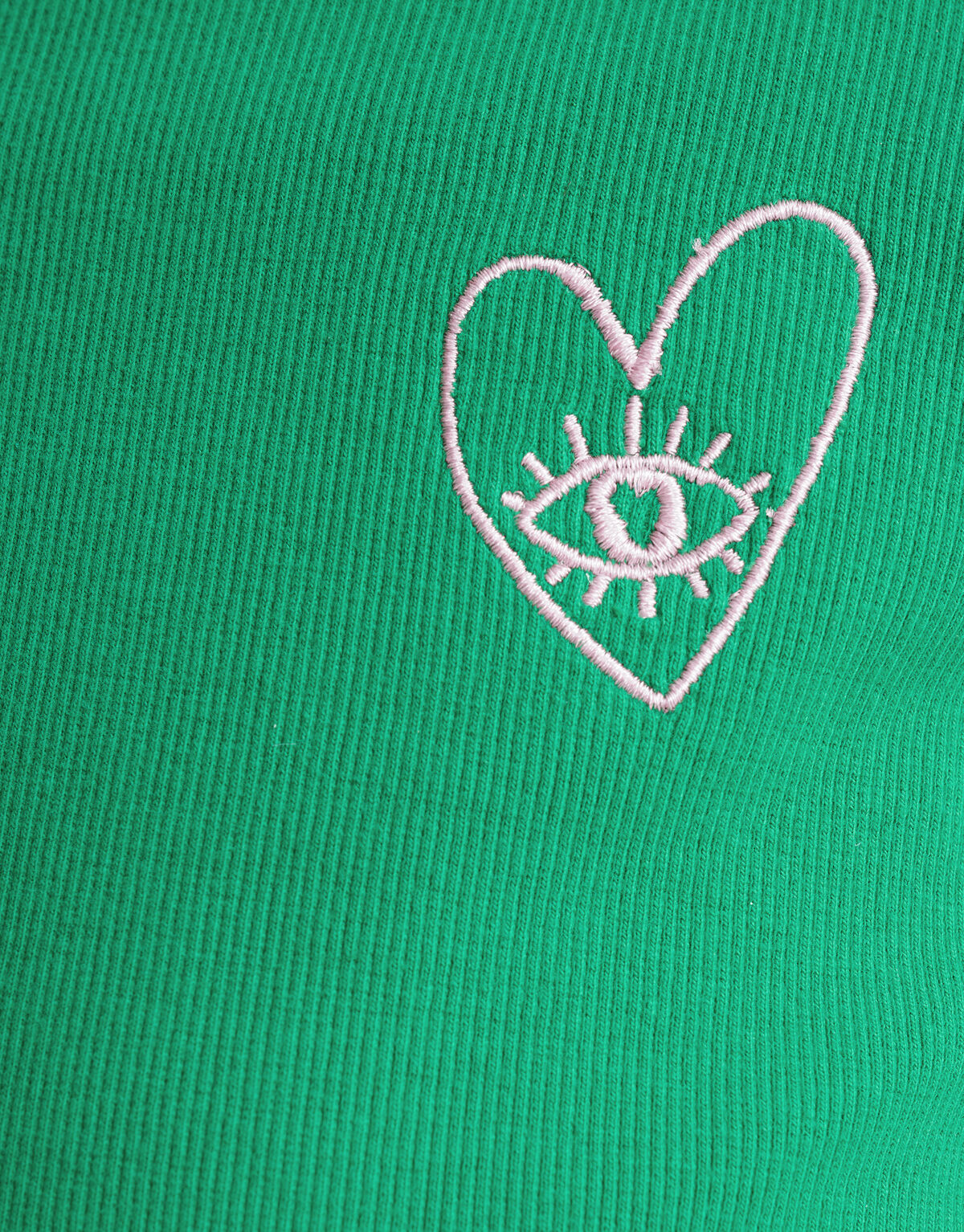 Rib Jurk Groen SHOEBY GIRLS