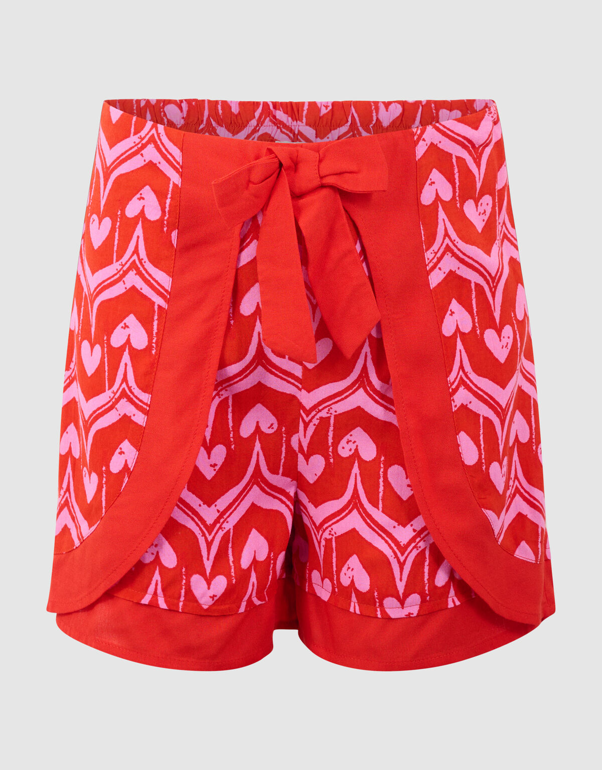 Heart Print Skort Roze/Rood SHOEBY GIRLS