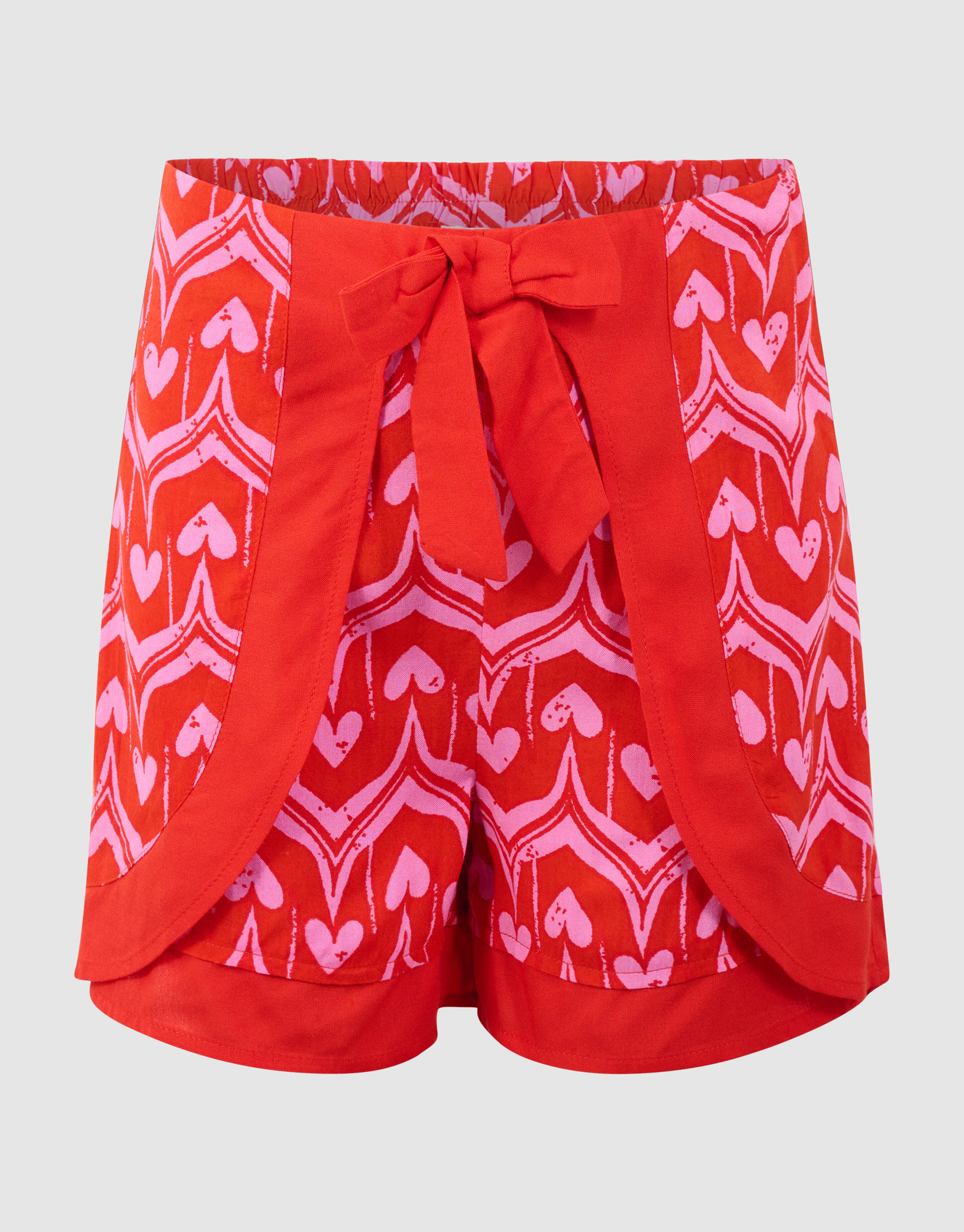 Heart Print Skort Roze/Rood SHOEBY GIRLS
