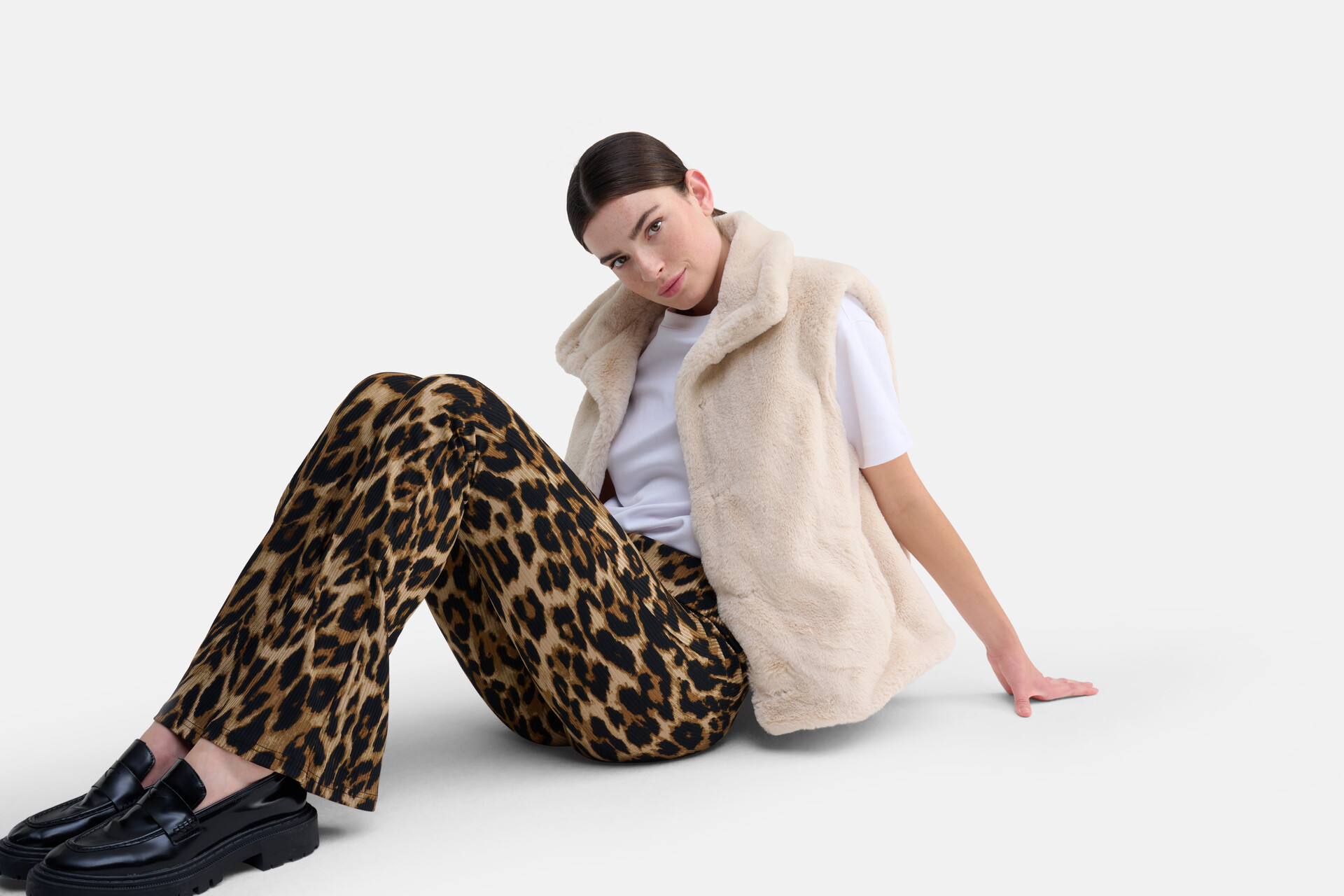 Animal Rib Flare Legging SHOEBY WOMEN