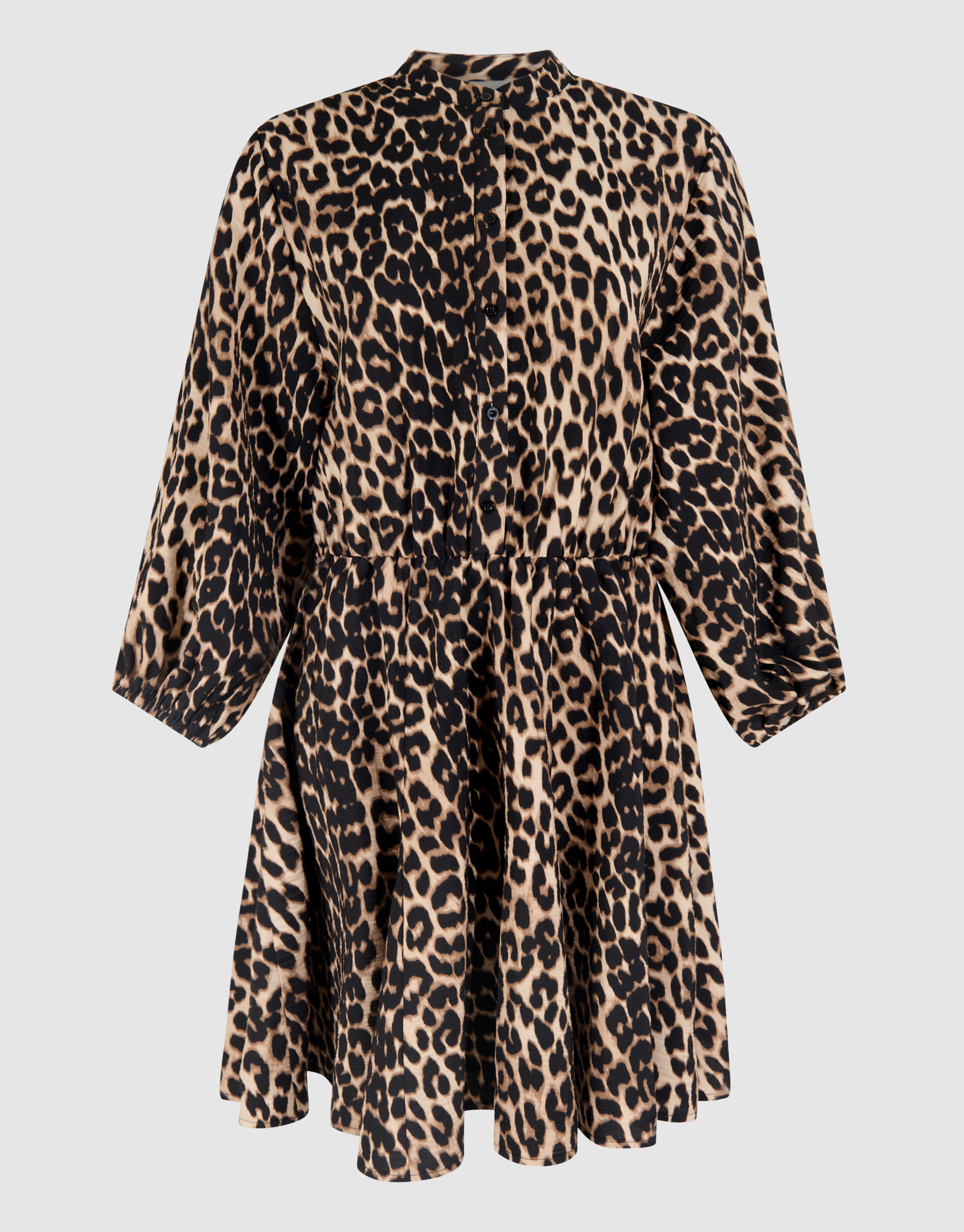 Leopard Mini Jurk Bruin SHOEBY WOMEN