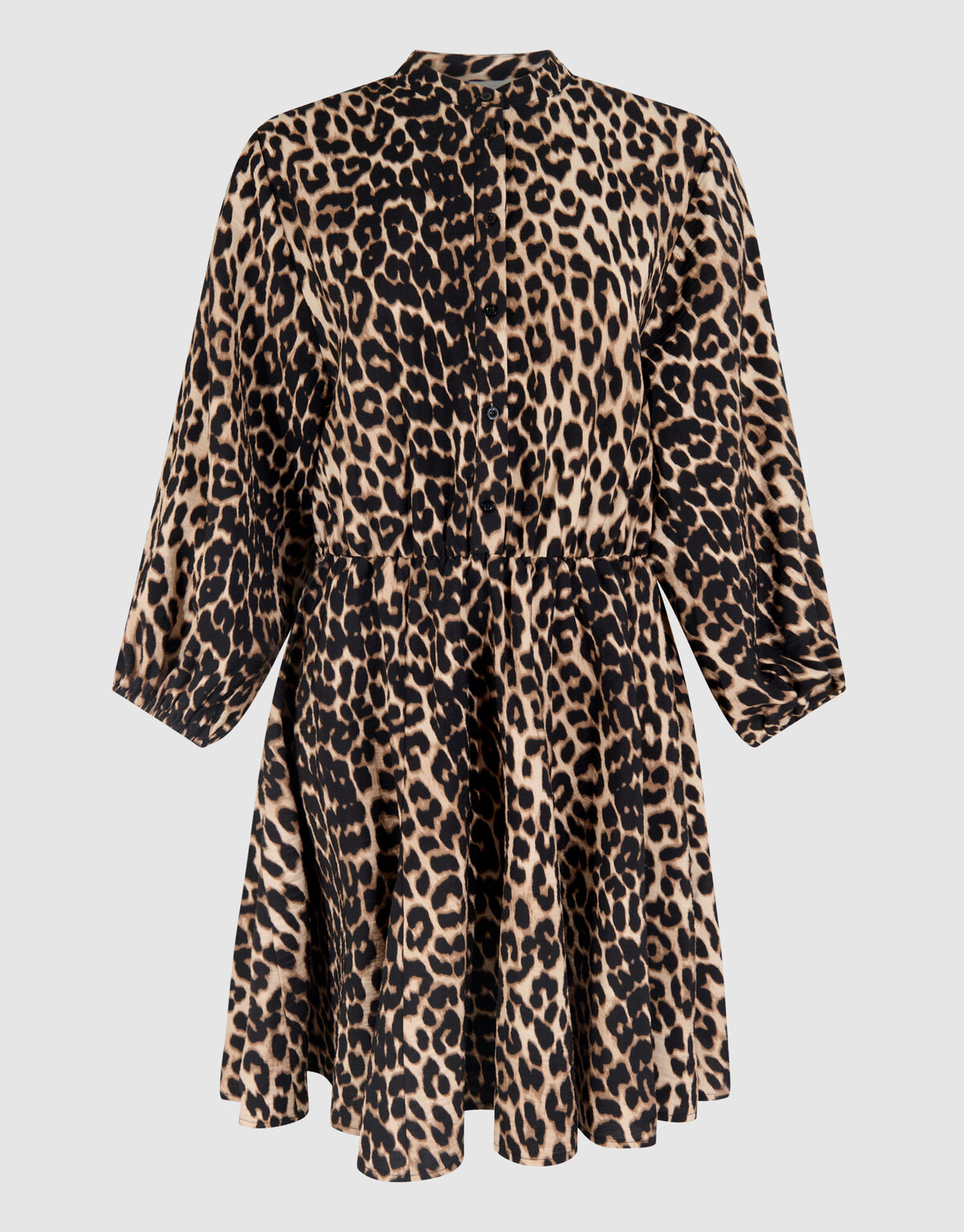 Leopard Mini Jurk Bruin SHOEBY WOMEN