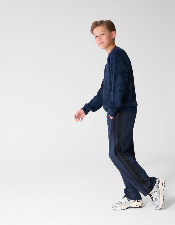 Tracksuit Wide Leg Fit Broek Donkerblauw SHOEBY BOYS