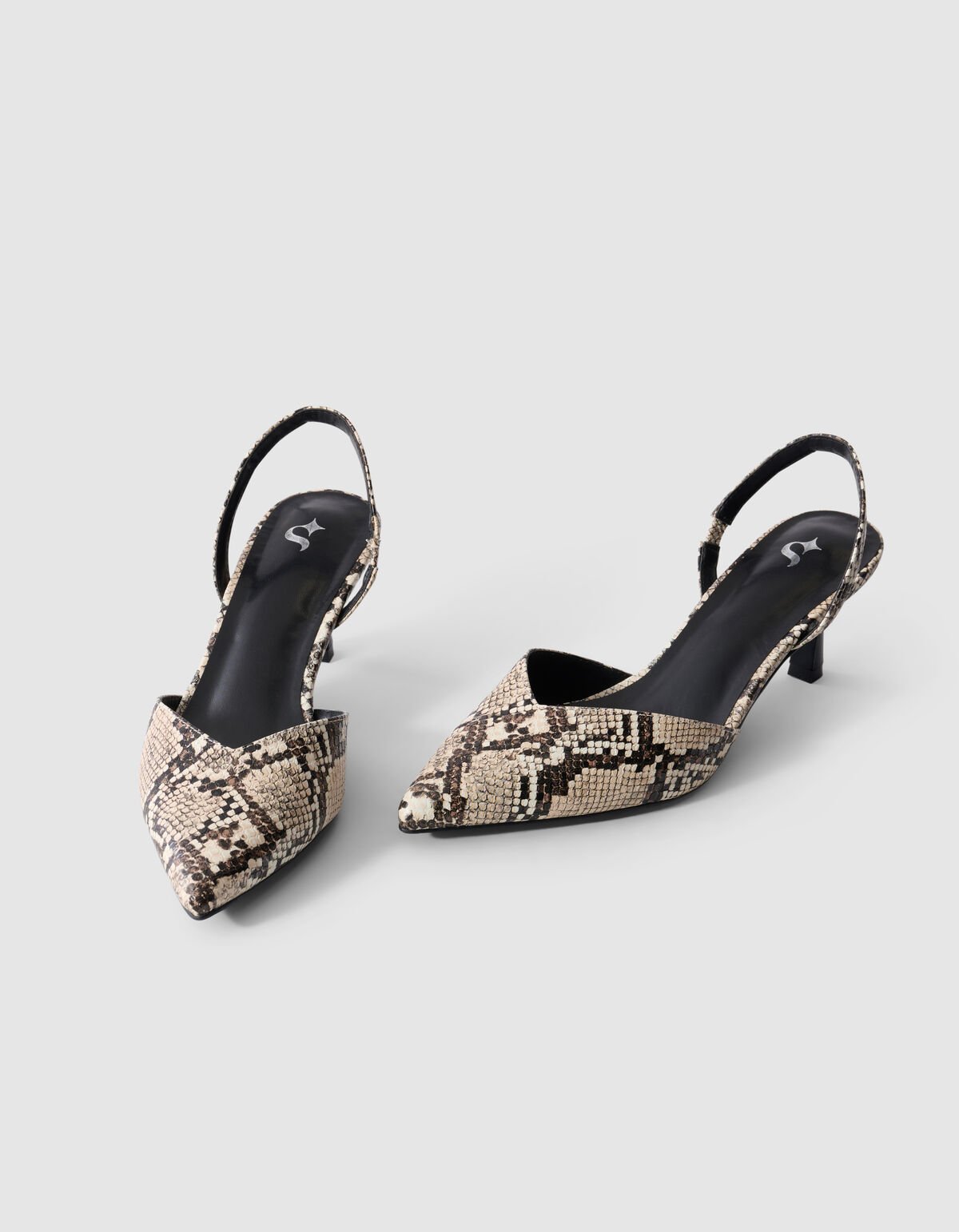 Snake Hakken Lichtbruin SHOEBY SHOES