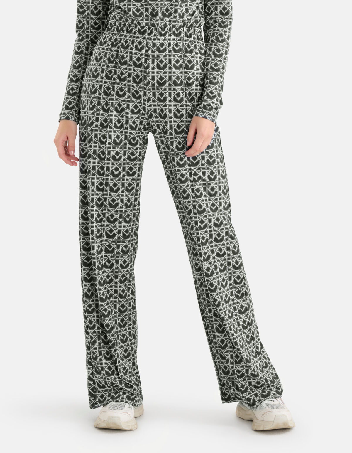 Travel Wide Leg Broek Donkergrijs SHOEBY WOMEN