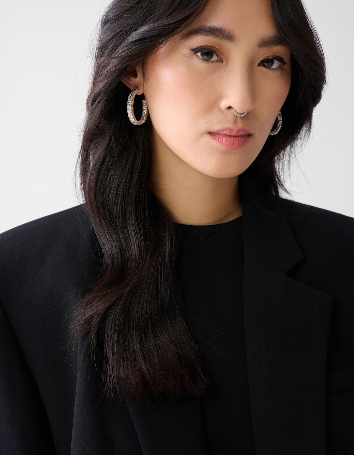 Tapered Fit Blazer Zwart SHOEBY WOMEN