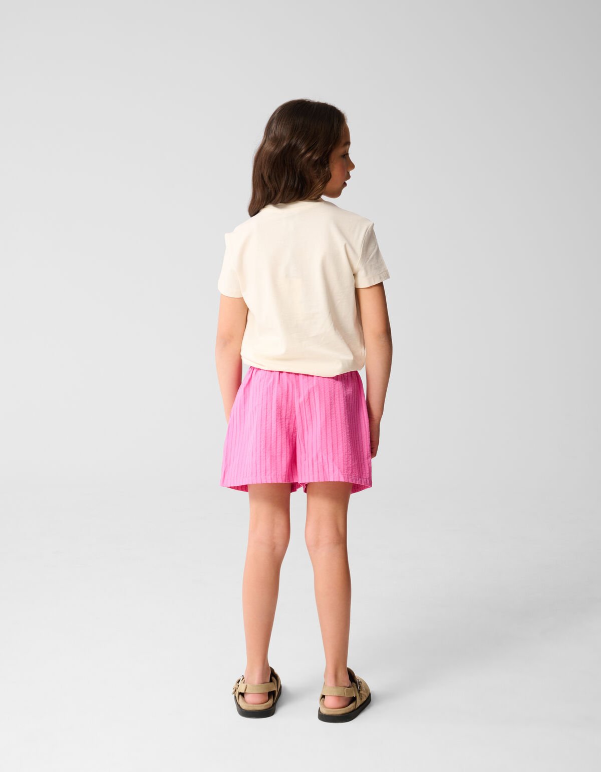 La Mer Artwork T-shirt Gebroken Wit SHOEBY GIRLS