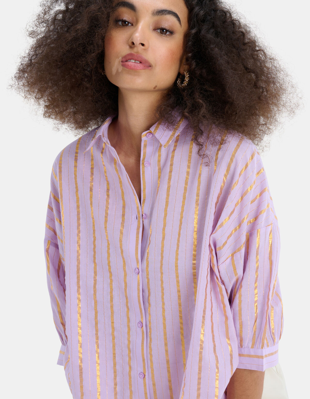 Yarn Dyed Stripe Blouse EKSEPT