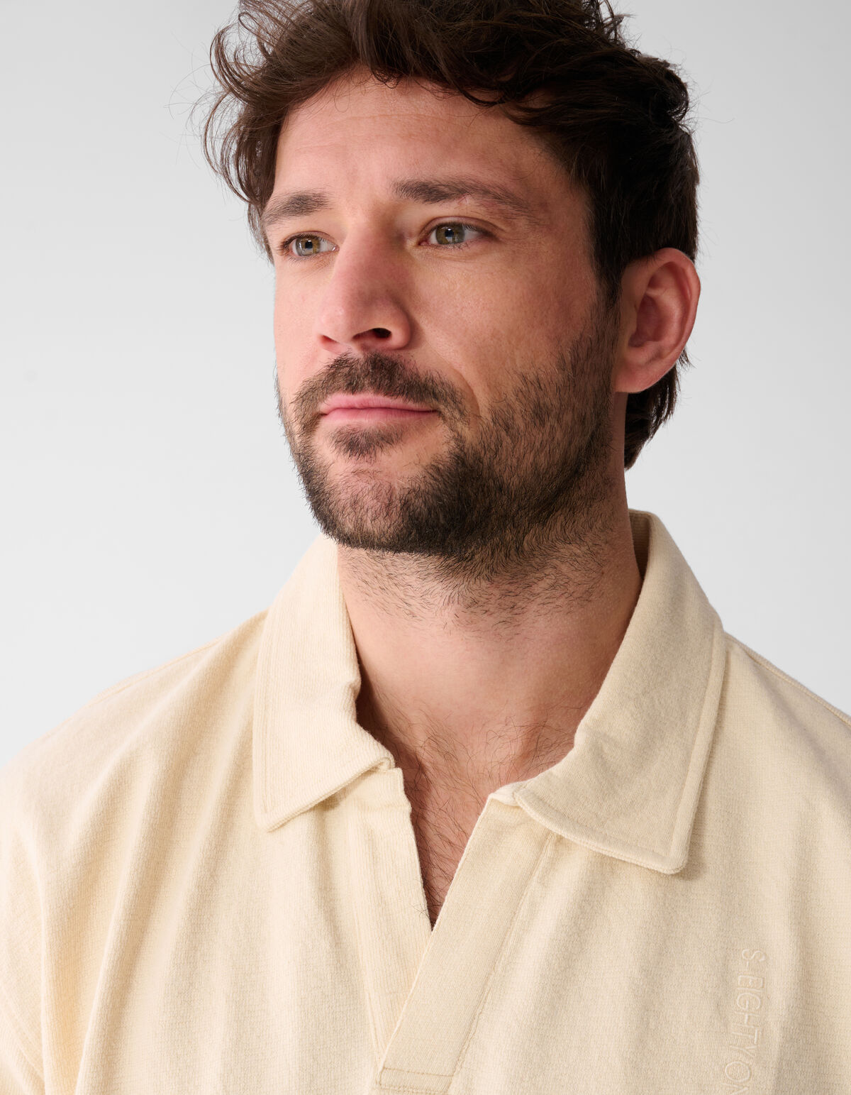 Relaxed Polo Lichtgeel SHOEBY MEN