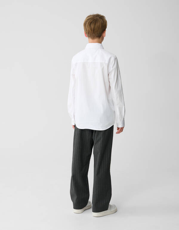 Basis Overhemd Wit SHOEBY BOYS