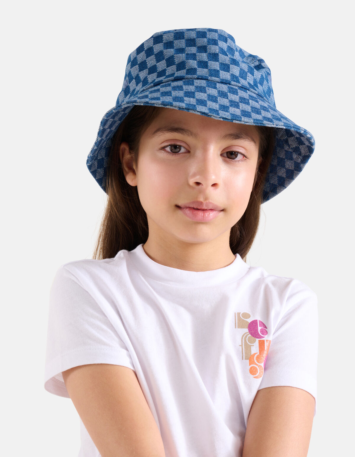 Glitter Loose Fit T-shirt Wit SHOEBY GIRLS