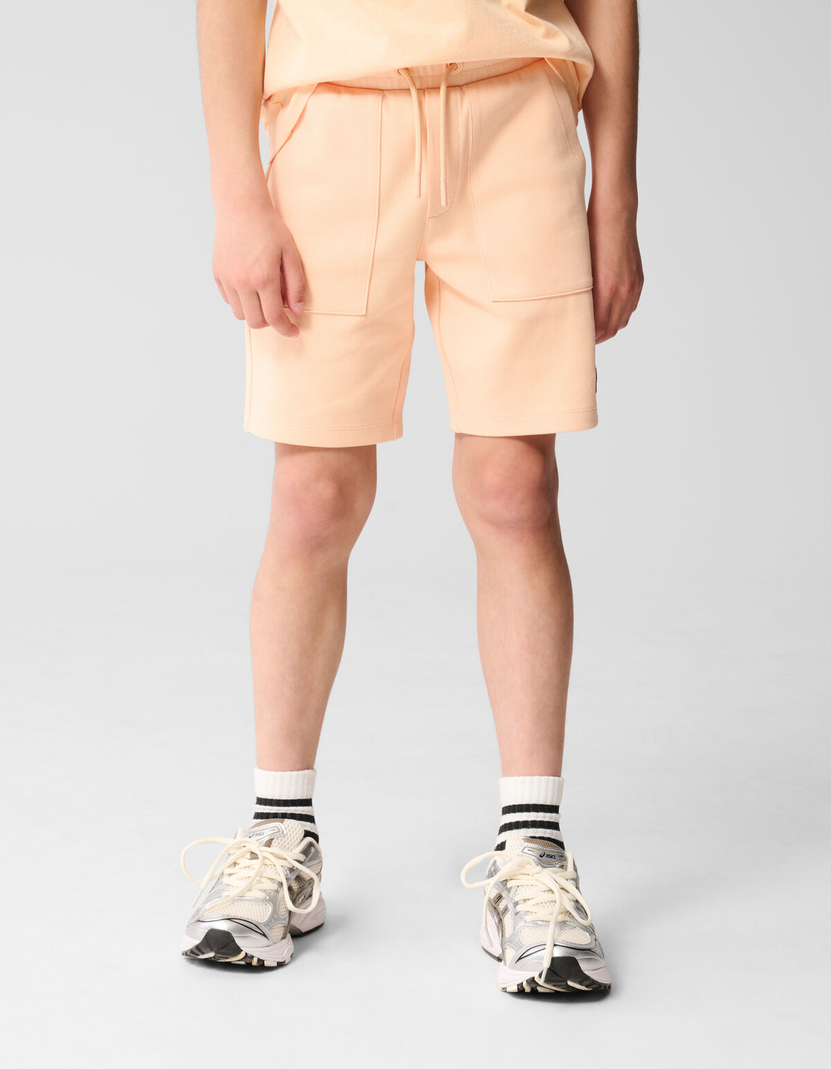 Pique Short Lichtoranje SHOEBY BOYS