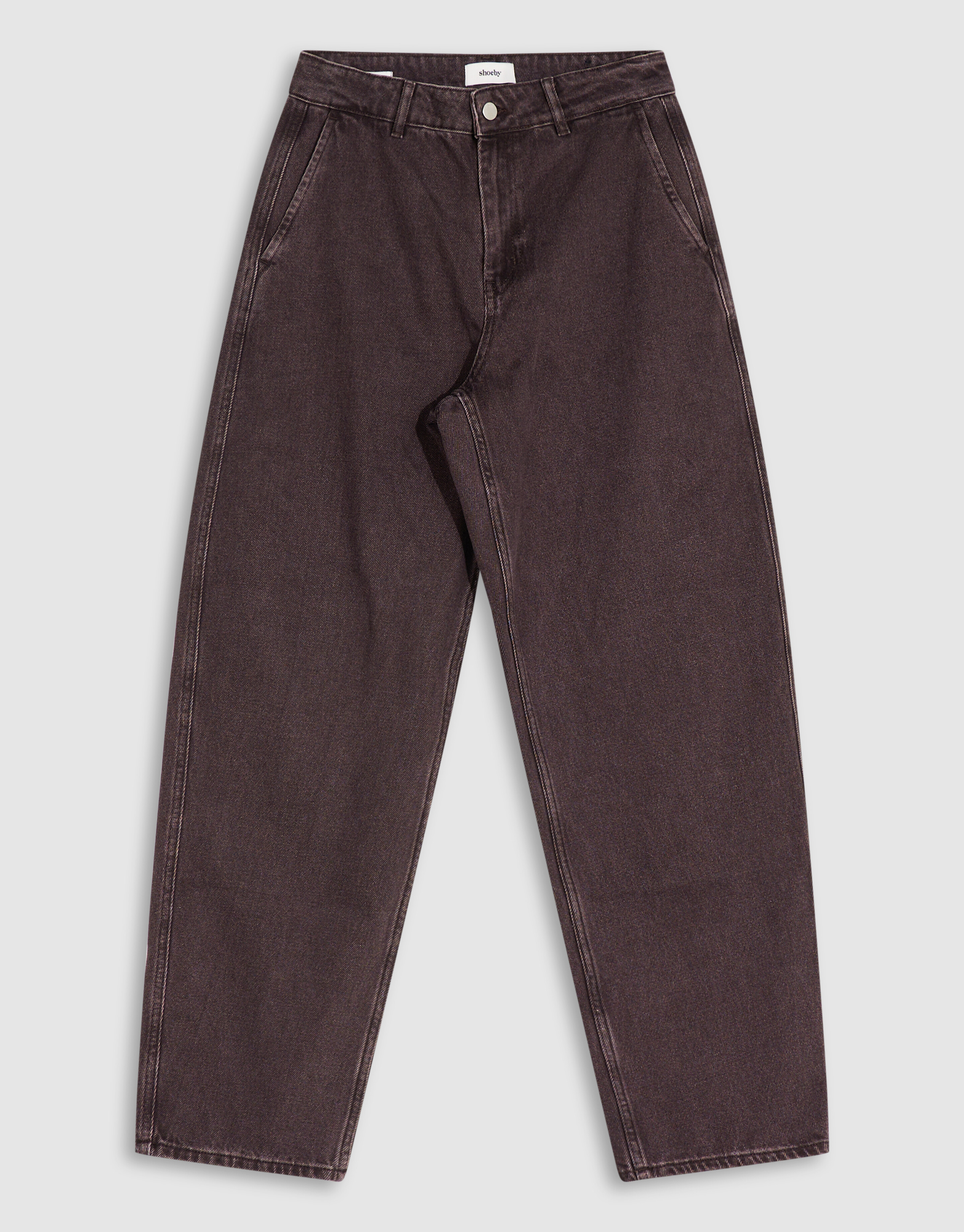 Barrel Fit Jeans Donkerbruin By Mieke SHOEBY WOMEN