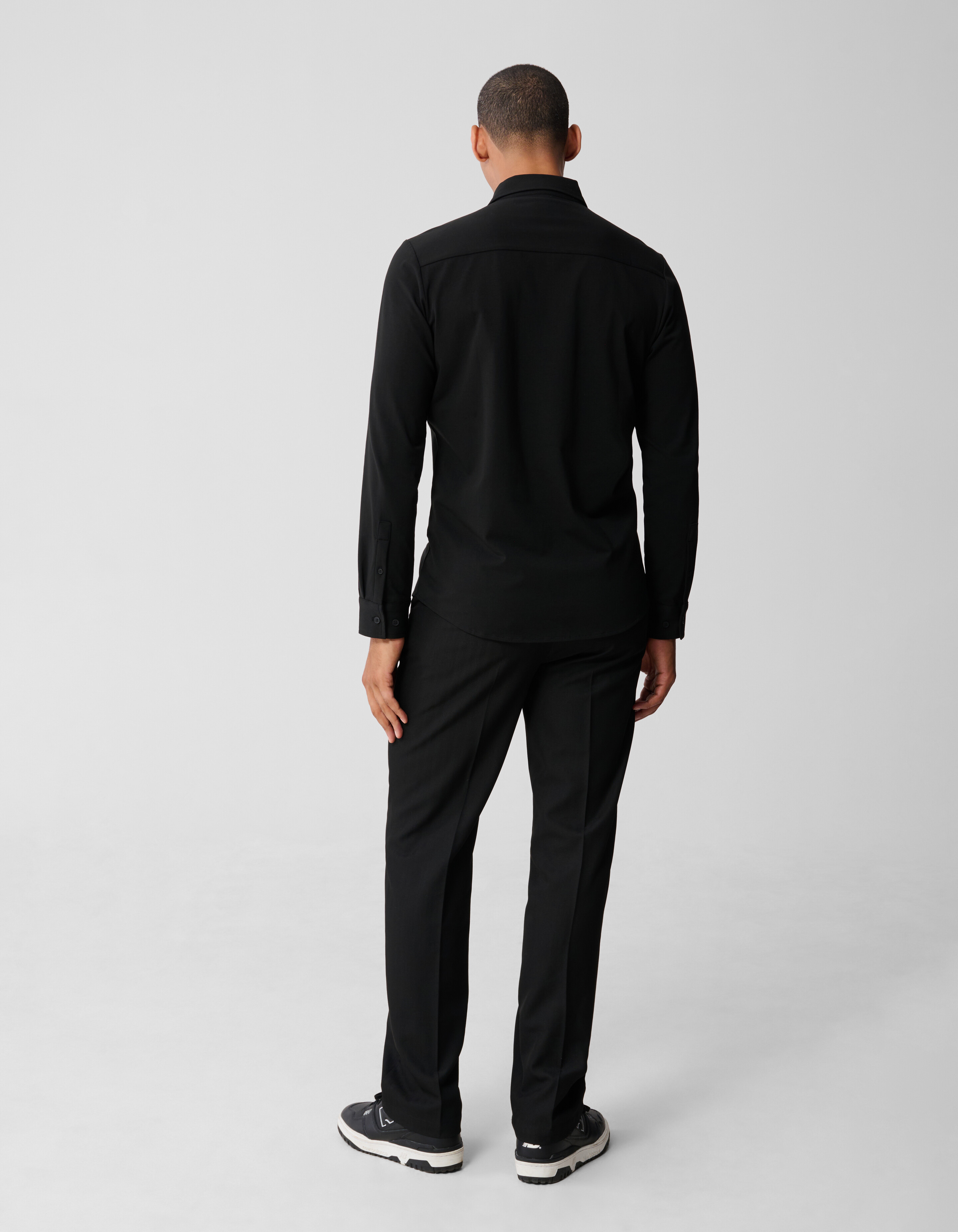 Jersey Overhemd Zwart SHOEBY MEN