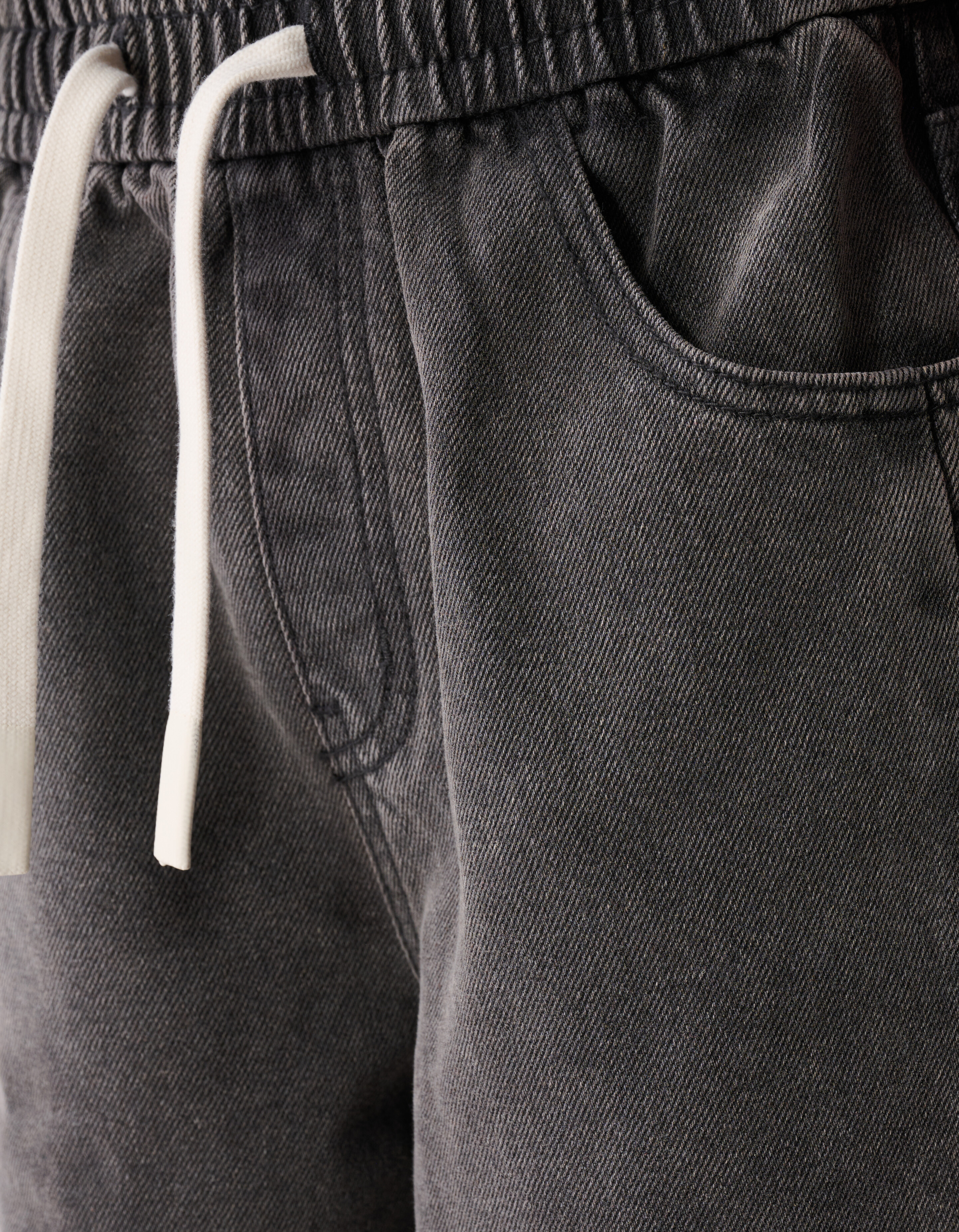 Sporty Denim Short Grijs SHOEBY BOYS