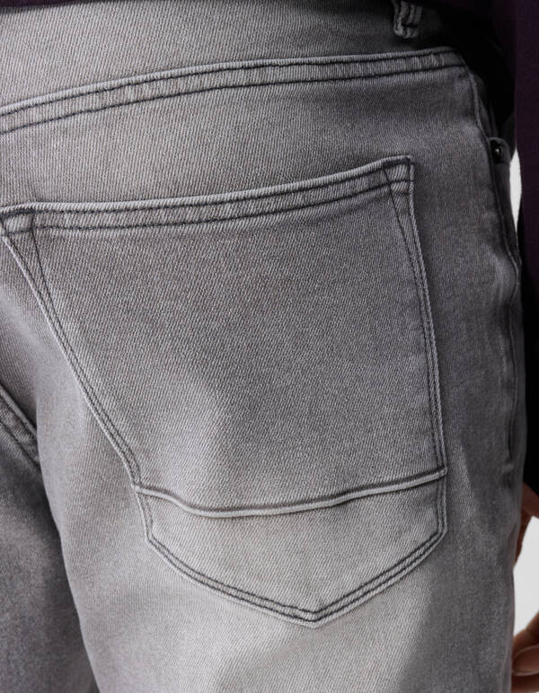 Straight Fit Jeans Grijs L34 SHOEBY MEN