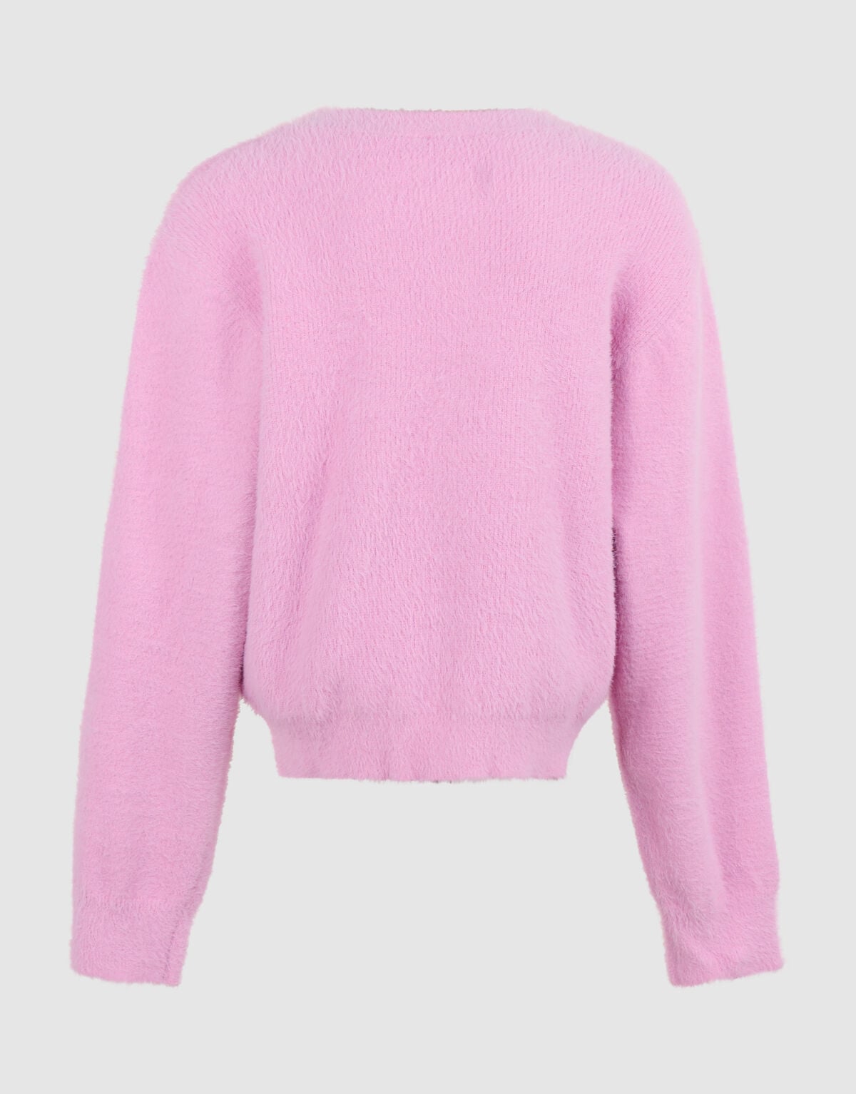 Fluffy Button Vest Roze SHOEBY GIRLS