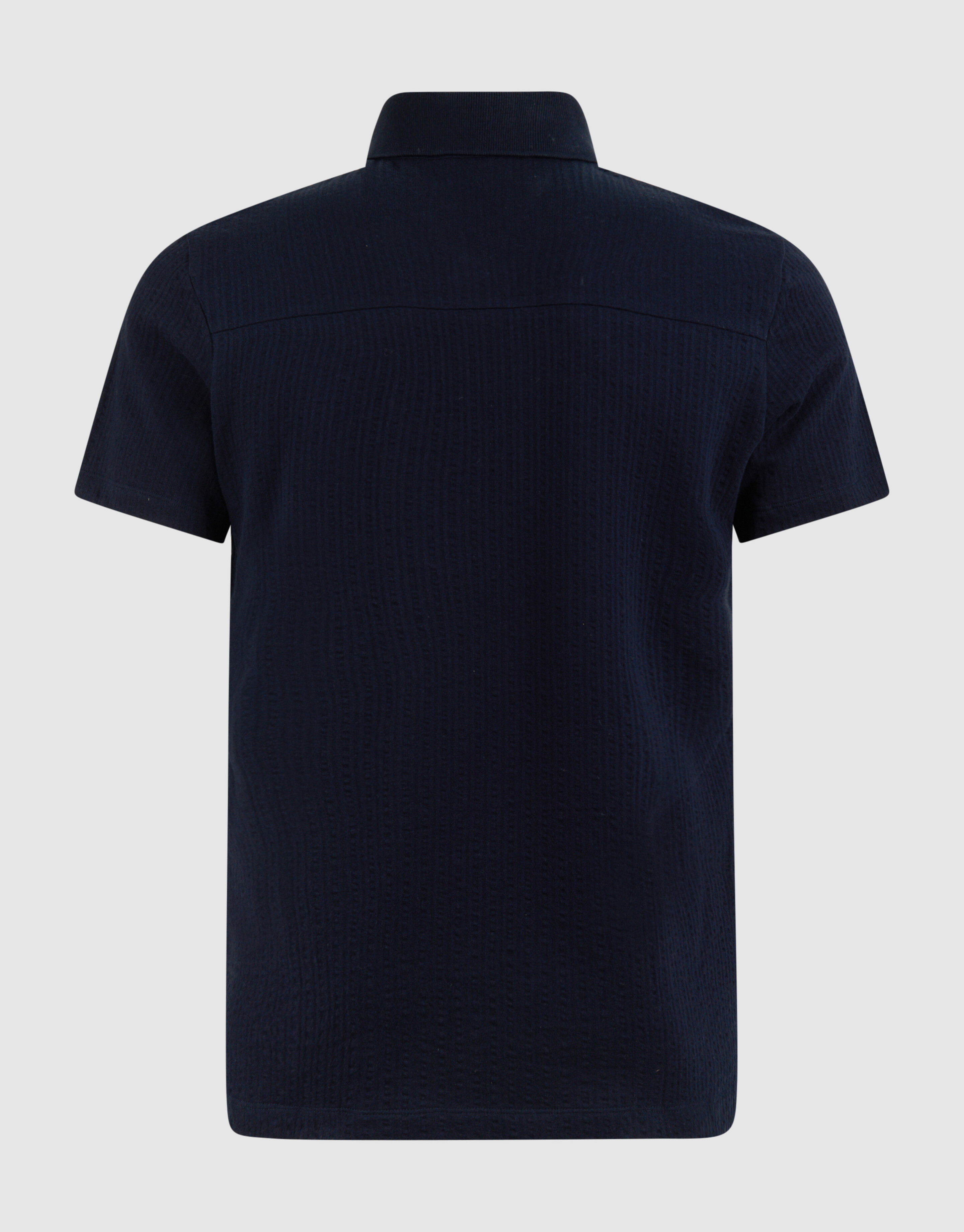 Structuur Polo Donkerblauw SHOEBY MEN