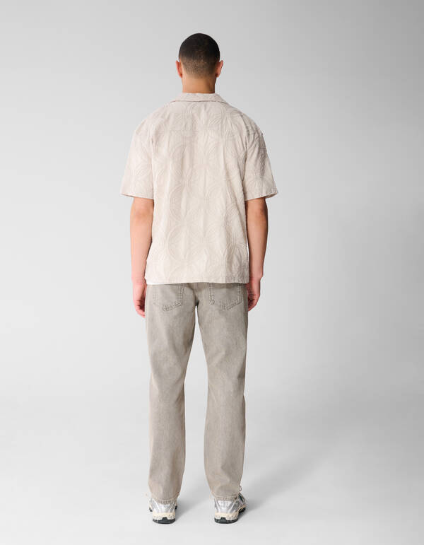 All Over Cord Overshirt Zand SHOEBY MEN