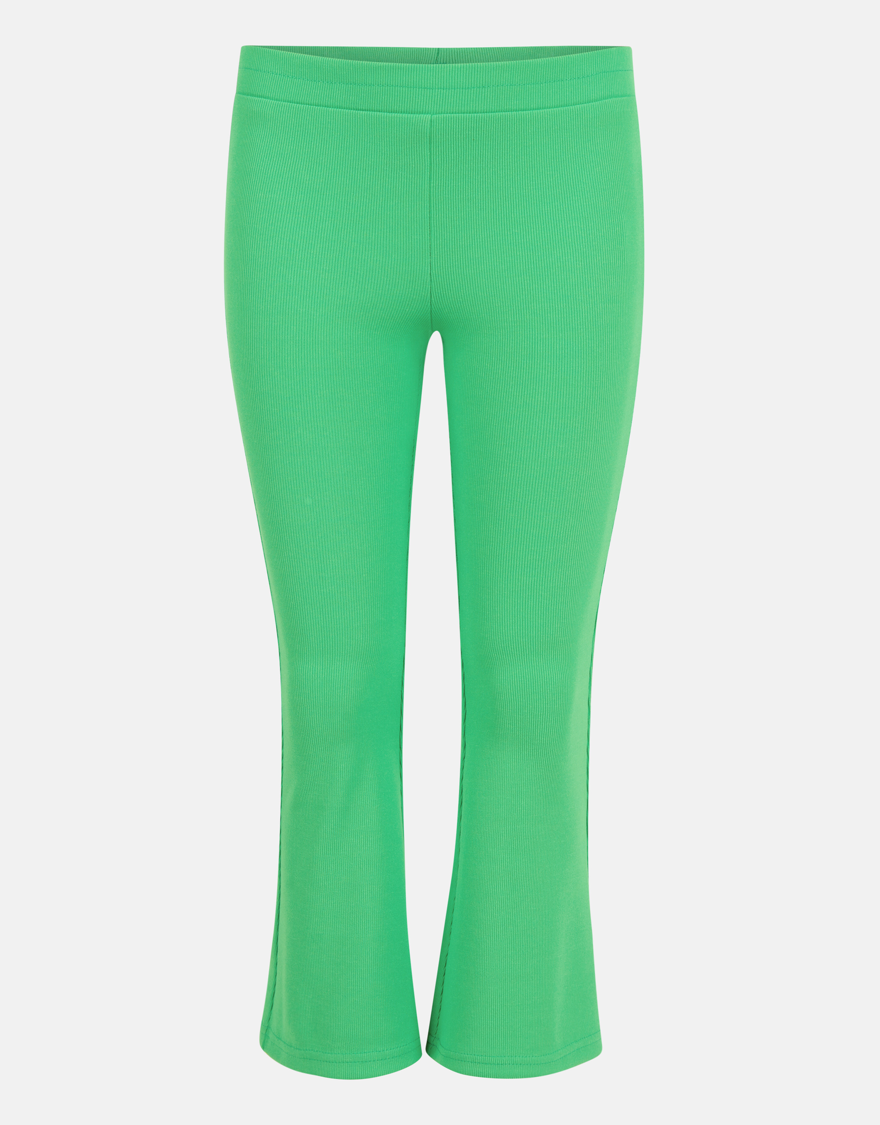 Rib Flared Legging Groen SHOEBY GIRLS