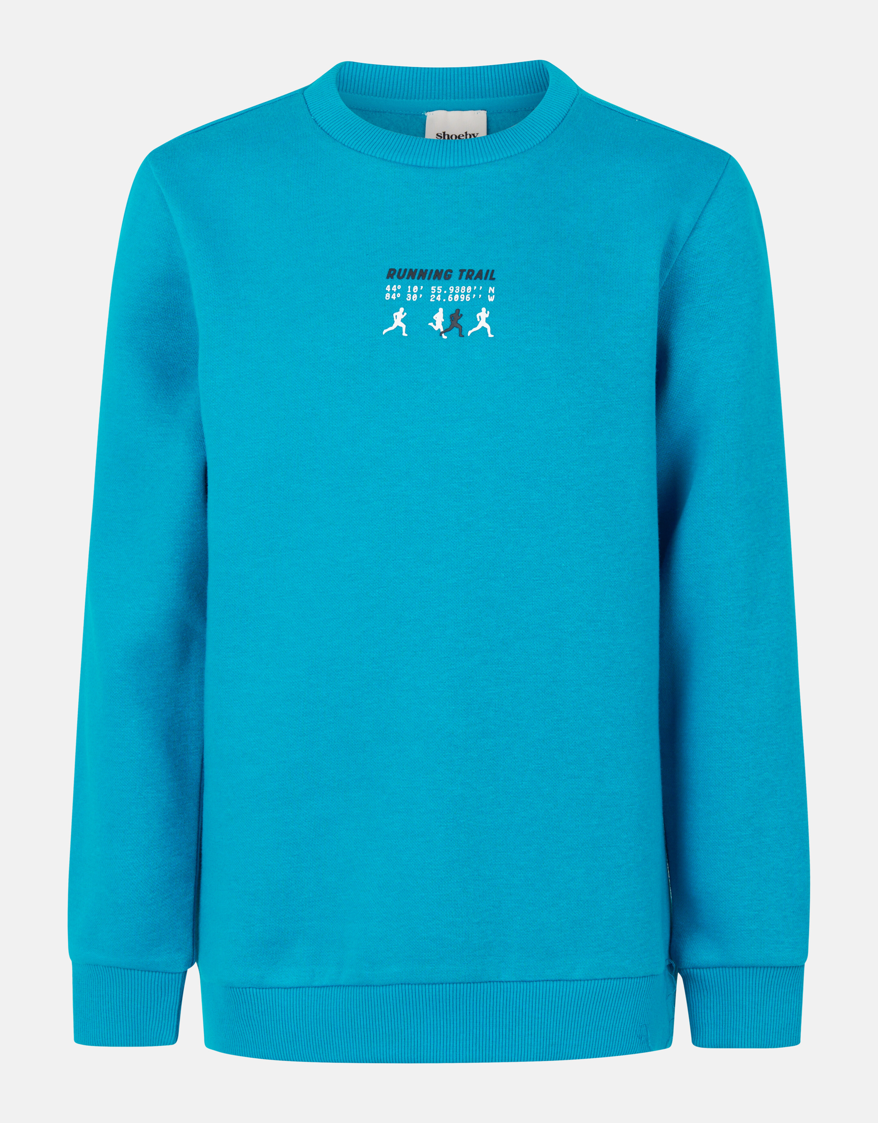 Printed Sweater Blauw SHOEBY BOYS