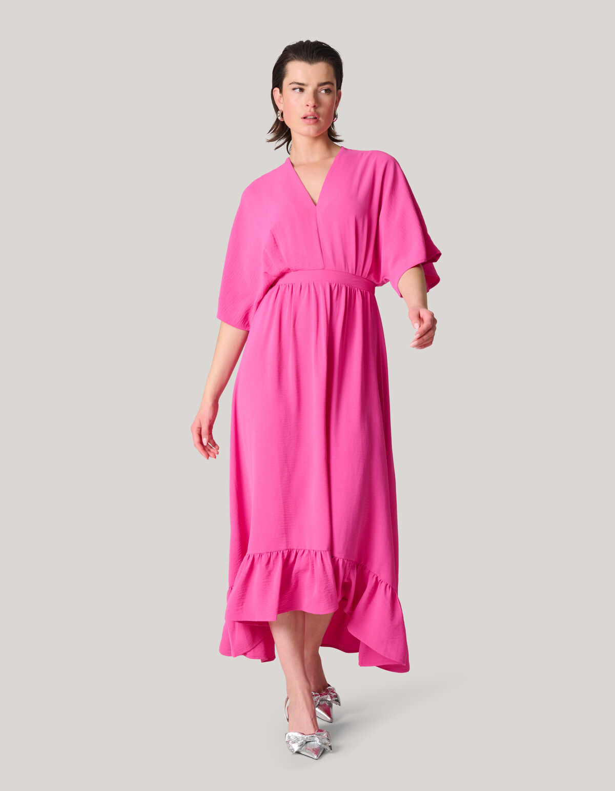 Twist Maxi Jurk Roze SHOEBY WOMEN