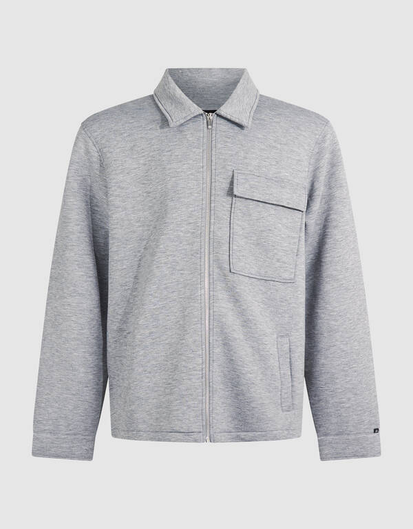 Scuba Overshirt Lichtgrijs SHOEBY MEN